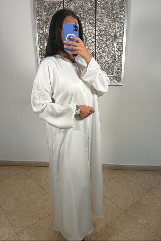 Abaya Dubaï BLANCHE