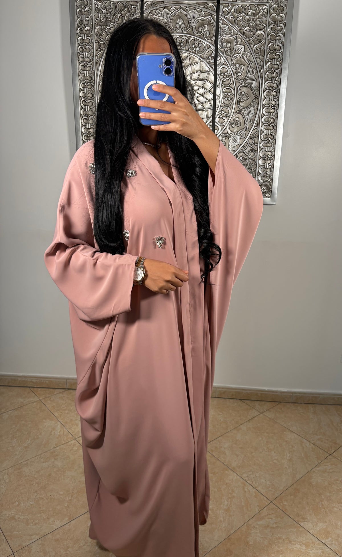 Abaya Cristal ROSE